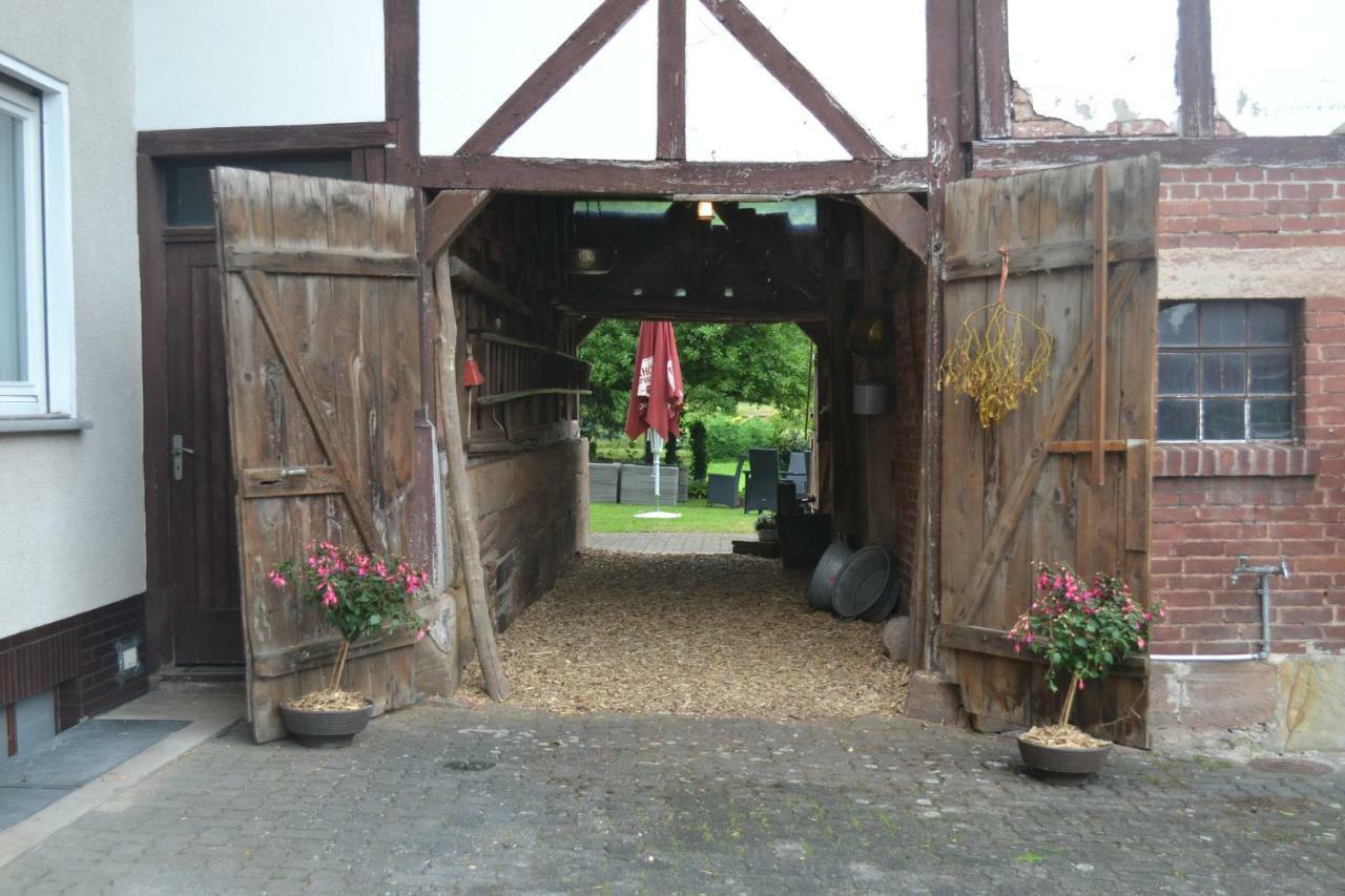 Pension Zum Wilhelm Germerode Bagian luar foto